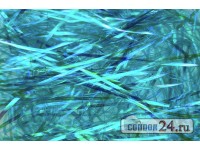 Люрекс голографический, толщина 2 мм., цвет бирюзовый  